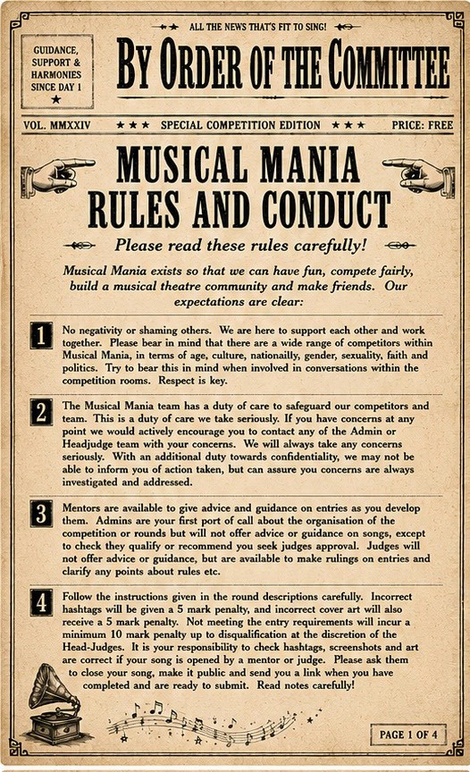 Rules And Conduct 1
