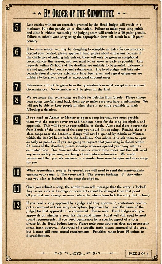 Rules And Conduct 2