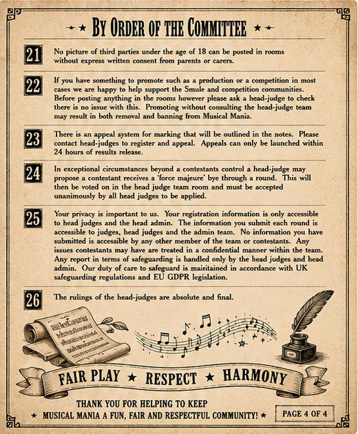 Rules And Conduct 4
